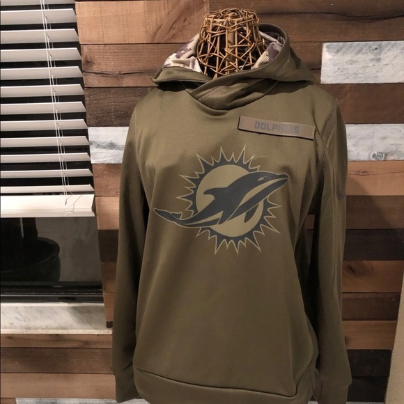 salute to service miami dolphins hoodie